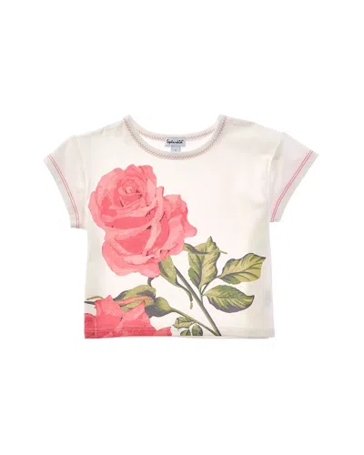 Splendid Kids' In Full Bloom T-shirt In Pink