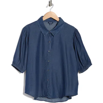 Splendid Indigo Button-up Shirt In Blue