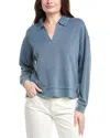 Splendid Indigo Polo Sweatshirt In Blue