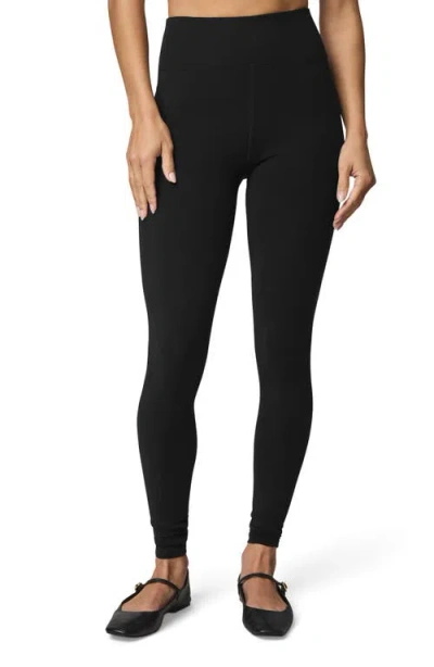Splendid Interlock Leggings In Black