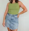 Splendid Ione Sweater Tank In Green In Green