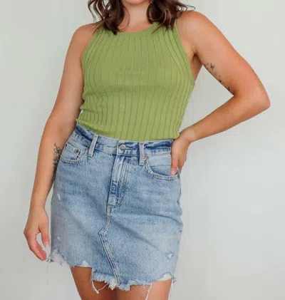 Splendid Ione Sweater Tank In Green