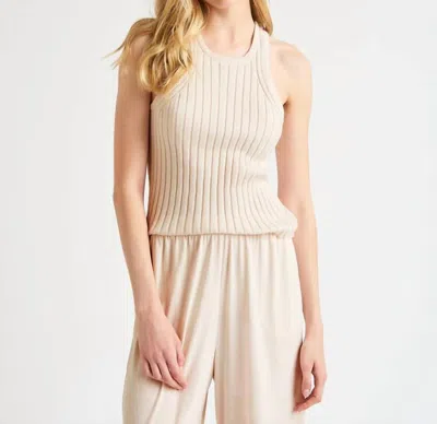 Splendid Ione Sweater Tank Top In Moonstone