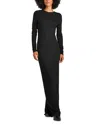Splendid Isabella Shimmer Maxi Dress In Black