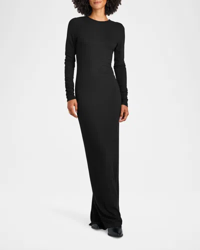 Splendid Isabella Shimmer Maxi Dress In Black