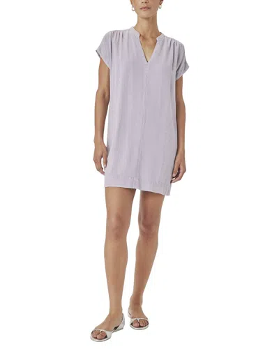 Splendid Ivy Linen-blend Mini Dress In Purple