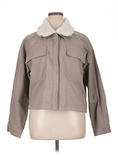 Pre-owned Splendid Jacket In Tan