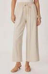 Splendid Jada Drawstring Pants In Neutral