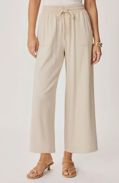 Splendid Jada Drawstring Pants In Neutral