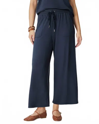 Splendid Jada Full Length Sweatpant In Navy In Blue