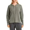 Splendid Jaime Thermal Hoodie In Green