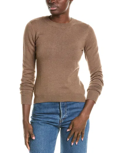 Splendid James Layering Silk-blend Sweater In Brown