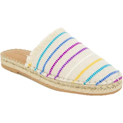 Splendid Jaycee Womens Woven Slip On Mule Sandals In Multi