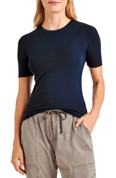 Splendid Jersey T-shirt In Navy