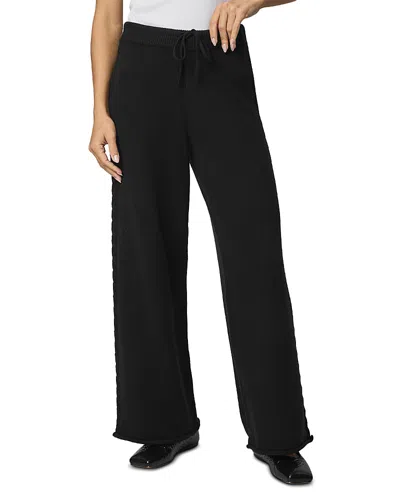 Splendid Jet Set Sweater Pants In Black