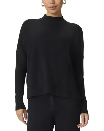 Splendid Jette Mock Neck Sweater In Black