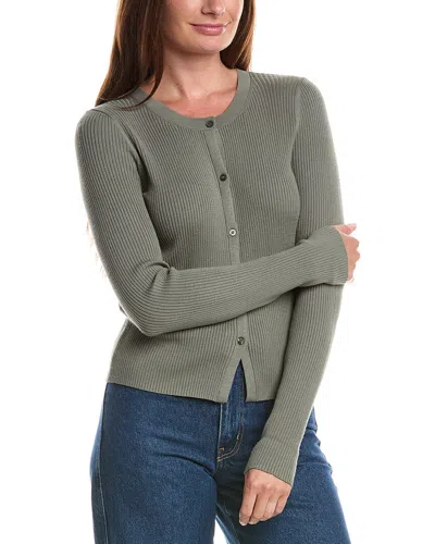 Splendid Jette Ribbed Top In Green