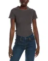 Splendid Joanna Short Sleeve Sweater In Grey
