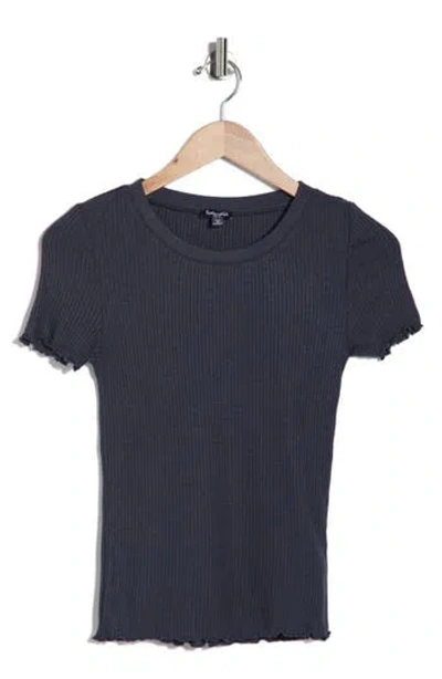 Splendid Joey Short Sleeve Sweater In Blue