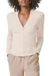 Splendid Jolie Sweater Cardigan In Moonstone