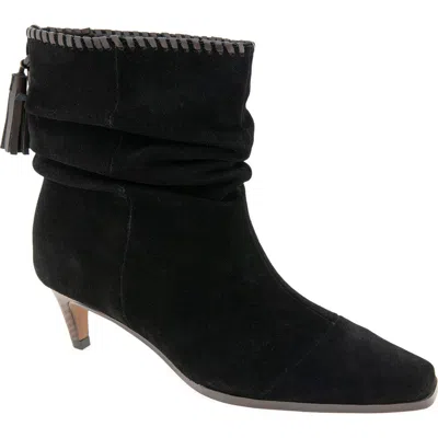 Splendid Jose Cap Toe Slouch Bootie In Black