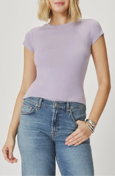 Splendid Josie Stretch Jersey T-shirt In Purple