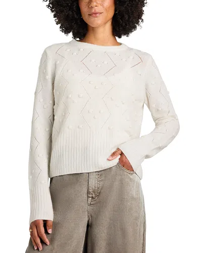 Splendid Julia Open Stitch Sweater In Pale Oak Heather