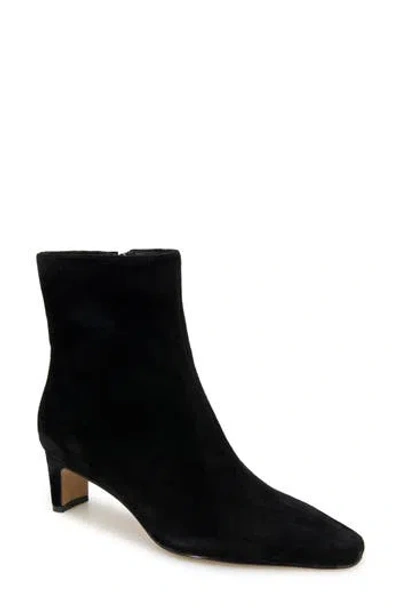 Splendid Julia Kitten Heel Bootie In Black Suede