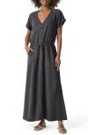 Splendid Juniper Linen-blend Midi Dress