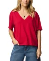 Splendid Kacey V Neck Tee In Multi