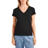 Splendid Kate V-neck T-shirt In Black
