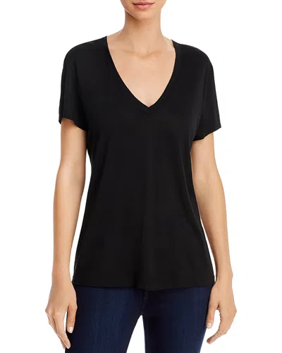 Splendid Kate V-neck Tee In Black