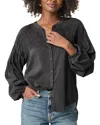 Splendid Katerina Blouse In Lead