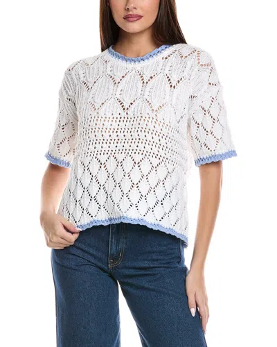 Splendid Keke Crochet Sweater In Multi