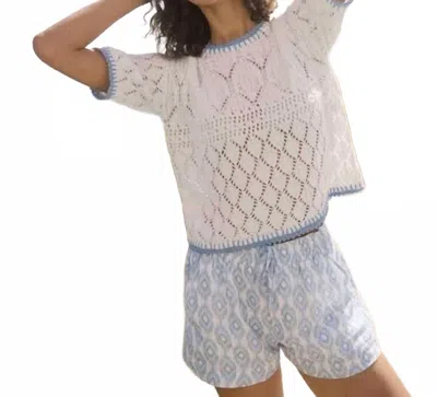 SPLENDID KEKE SWEATER IN WHITE