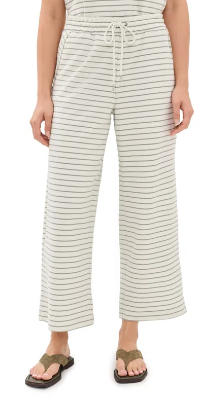 Splendid Kennedy Stripe Pants P Oak/eucalyptus In Multi
