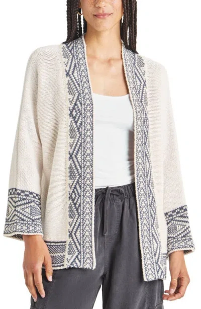 Splendid Kenny Open-front Cardigan In White Sand