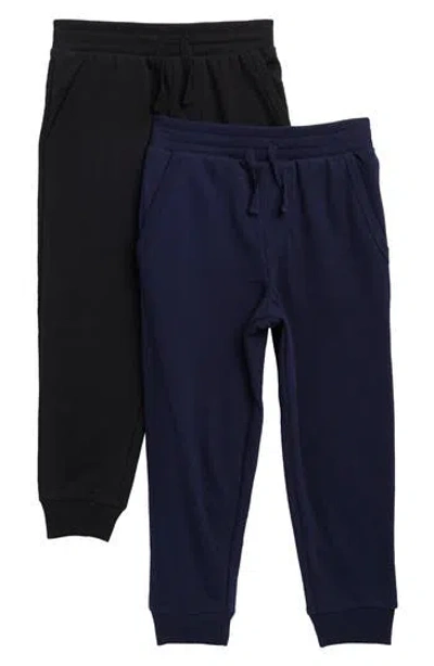 Splendid Kids' Assorted 2-pack Joggers In Navy/black
