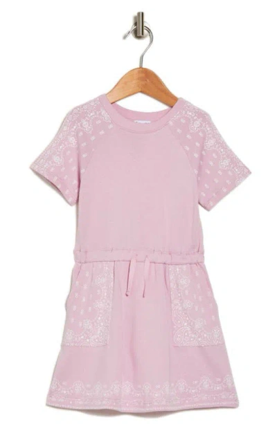 Splendid Kids' Bandana Print Dress In Pink