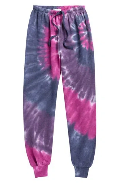 Splendid Kids' Disco Tie Dye Joggers In Purple