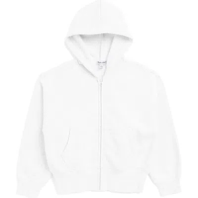 Splendid Kids' Dream Supersoft Zip-up Hoodie In White