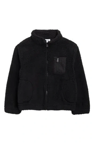 Splendid Kids' Fleece Jacket In Black