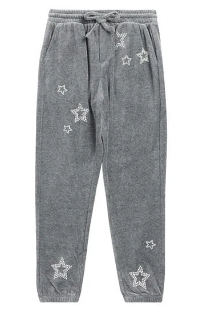 Splendid Kids' Foil Stars Joggers In Gray
