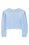 Splendid Kids' Franki Terry Sweatshirt In Blue