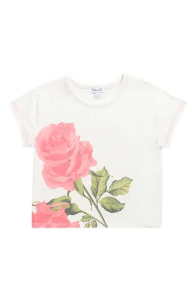 Splendid Kids' In Full Bloom Top In Neutral
