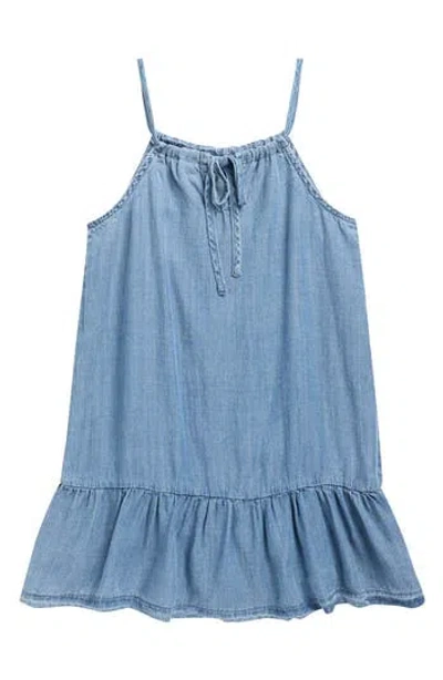 Splendid Kids' Indigo Denim Dress In Blue