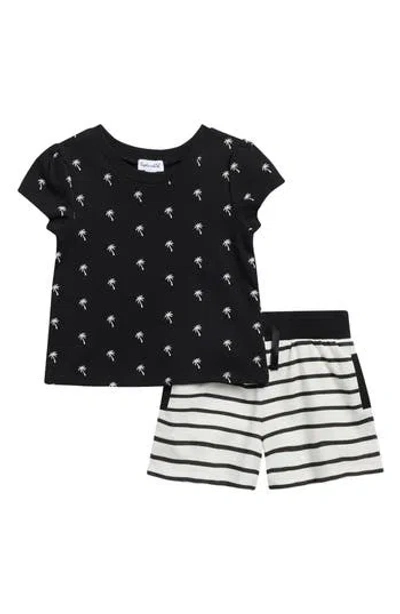 Splendid Kids' Pretty Palm Tee & Shorts Set In Multi