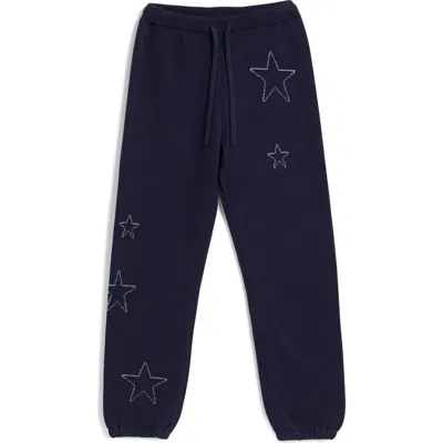 Splendid Kids' Shine Bright Star Joggers In Blue