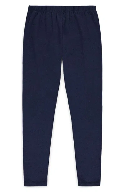 Splendid Kids' Solid Leggings In Blue