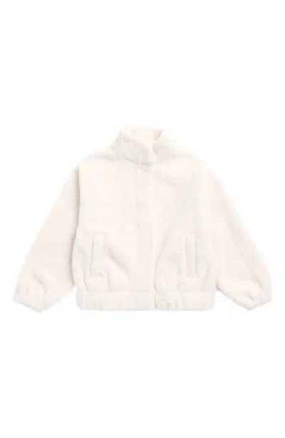 Splendid Kids' Teddy Faux Shearling Jacket In Neutral
